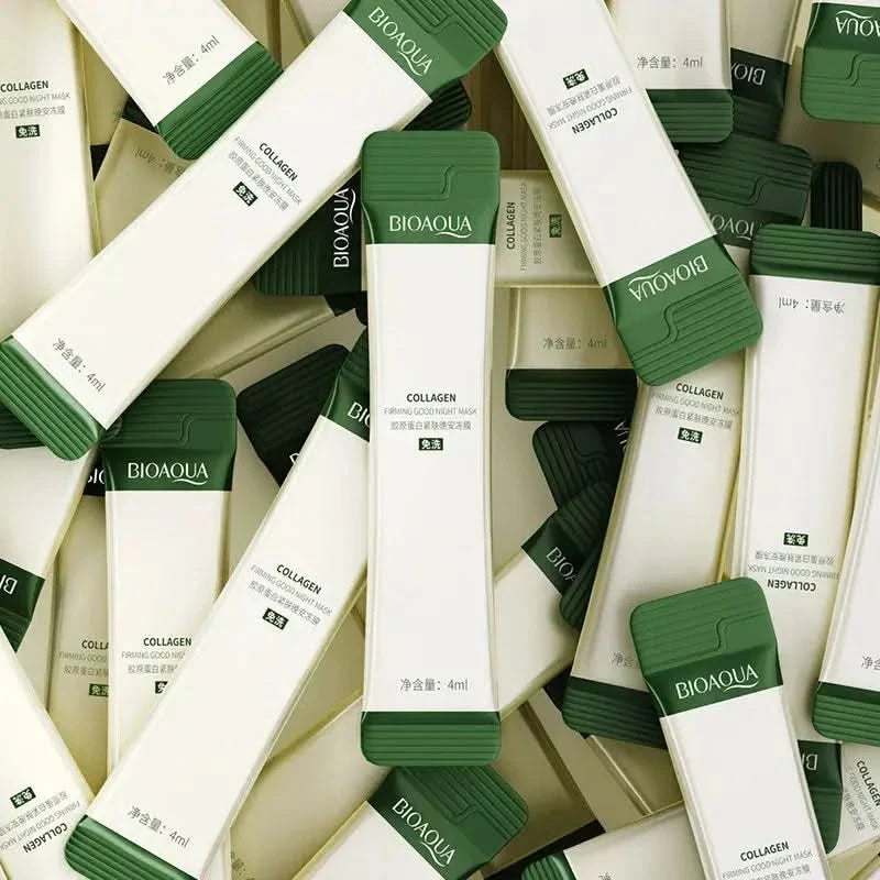 30 pièces BIOAQUA collagène dormir masques pour le visage soin de la peau hydratant éclaircissant raffermissant masque coréen soins de la peau pour le visage Jay Cosmetic