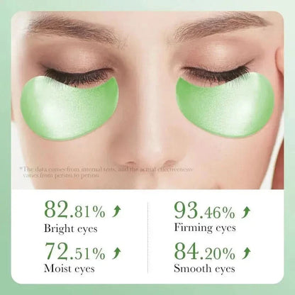 60pcs Aloe Vera Collagen Eye Mask Anti Dark Circles Eyes Bags Moisturizing Anti-Wrinkles Eye Patches Eyes Skin Care Products Jay Cosmetic