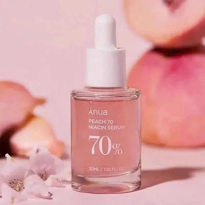 Anua Peach 70 Niacinamide Serum 30ml, Moisturizing Facial Serum, Daily Cleansing Beauty, Korean Skincare Jay Cosmetic