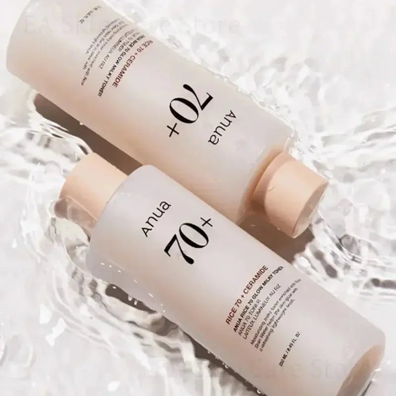Anua Rice 70 Glowing Milky Toner Brightening Niacinamide Serum Toner Face Toner for Glass Skin Korean Skin Care Beauty Products Jay Cosmetic