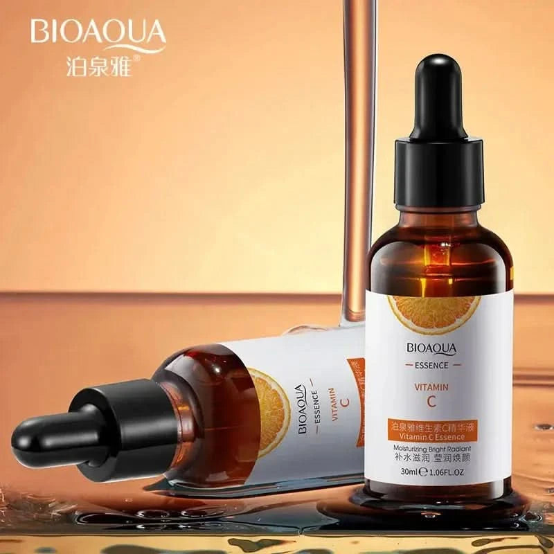 BIOAQUA Vitamin C Serum for Face Moisturizing Brightens Skin Repair Smooth Facial Essence Serum Facial Care Skincare Products Jay Cosmetic
