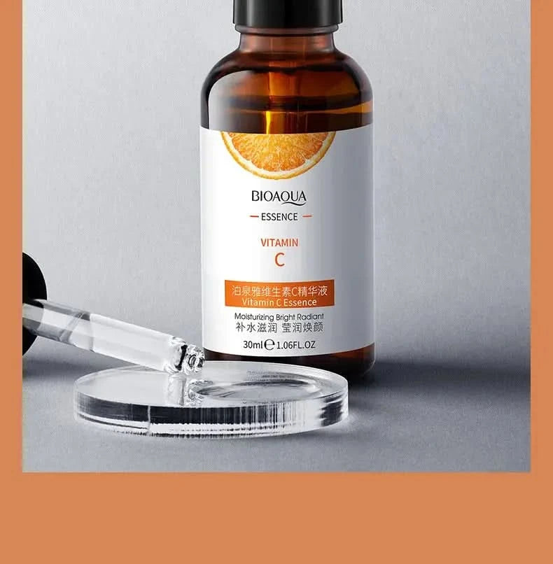 BIOAQUA Vitamin C Serum for Face Moisturizing Brightens Skin Repair Smooth Facial Essence Serum Facial Care Skincare Products Jay Cosmetic