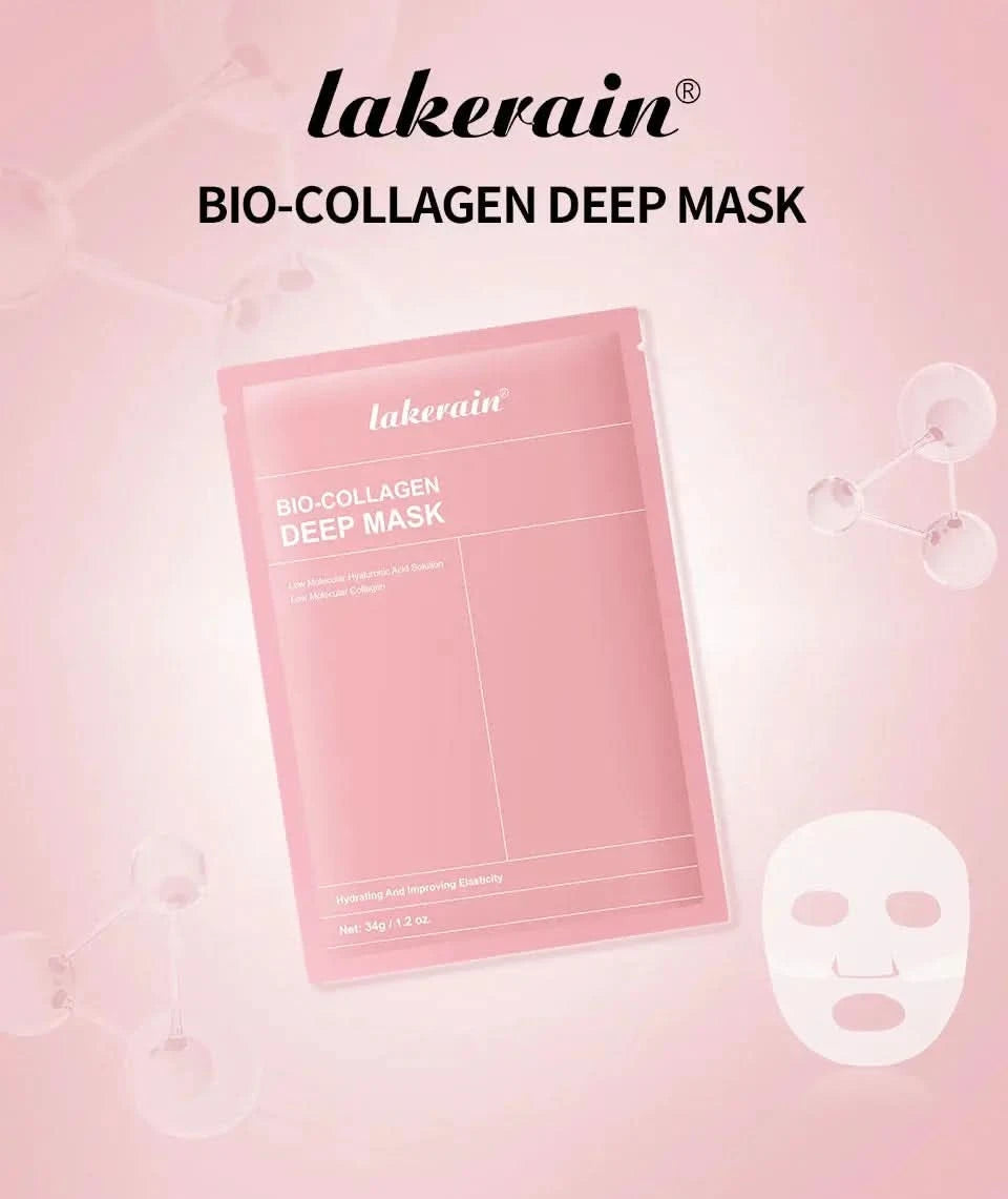 Bio-colagène véritable masque profond supplément collagène hydratant nuit masque hydrogel amélioration de l'élasticité minimisant les pores raffermissant Jay Cosmetic