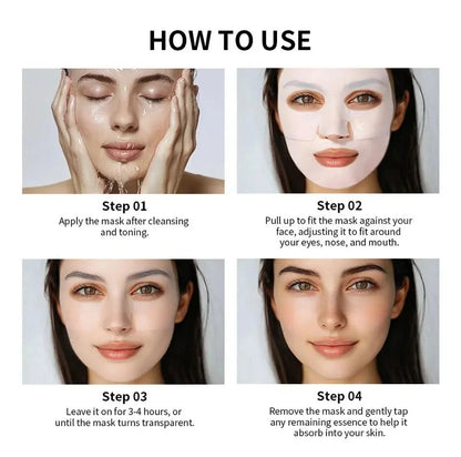 Bio-colagène véritable masque profond supplément collagène hydratant nuit masque hydrogel amélioration de l'élasticité minimisant les pores raffermissant Jay Cosmetic