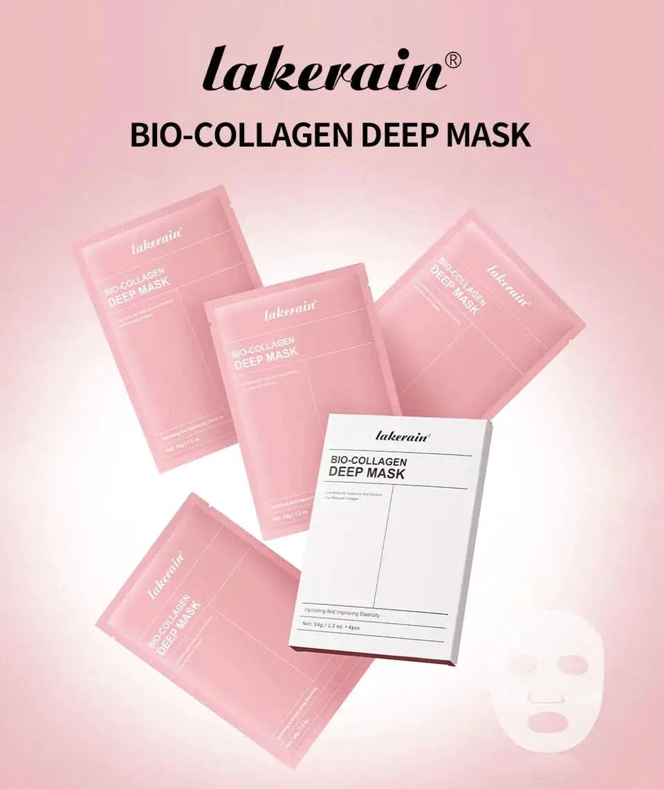 Bio-colagène véritable masque profond supplément collagène hydratant nuit masque hydrogel amélioration de l'élasticité minimisant les pores raffermissant Jay Cosmetic