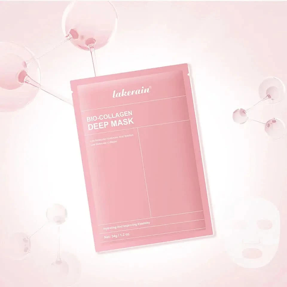 Bio-colagène véritable masque profond supplément collagène hydratant nuit masque hydrogel amélioration de l'élasticité minimisant les pores raffermissant Jay Cosmetic