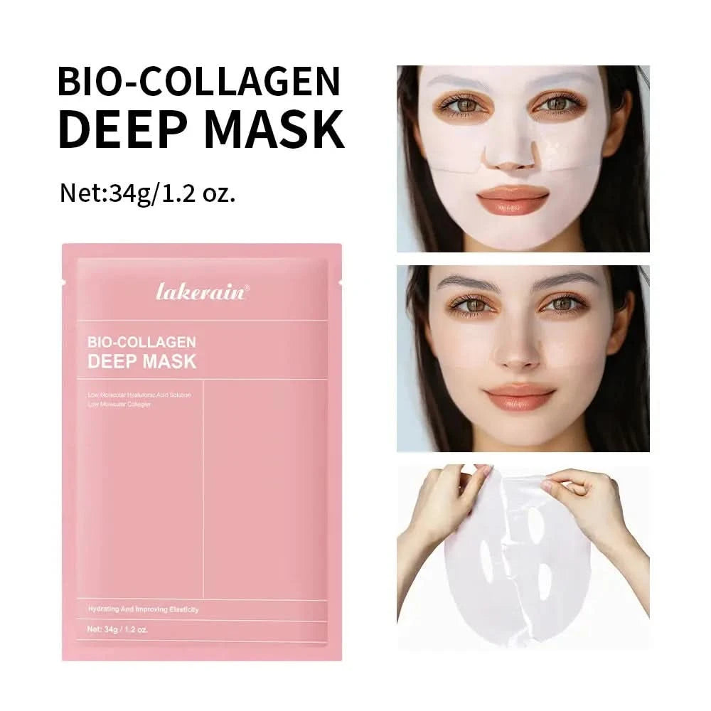Bio-colagène véritable masque profond supplément collagène hydratant nuit masque hydrogel amélioration de l'élasticité minimisant les pores raffermissant Jay Cosmetic