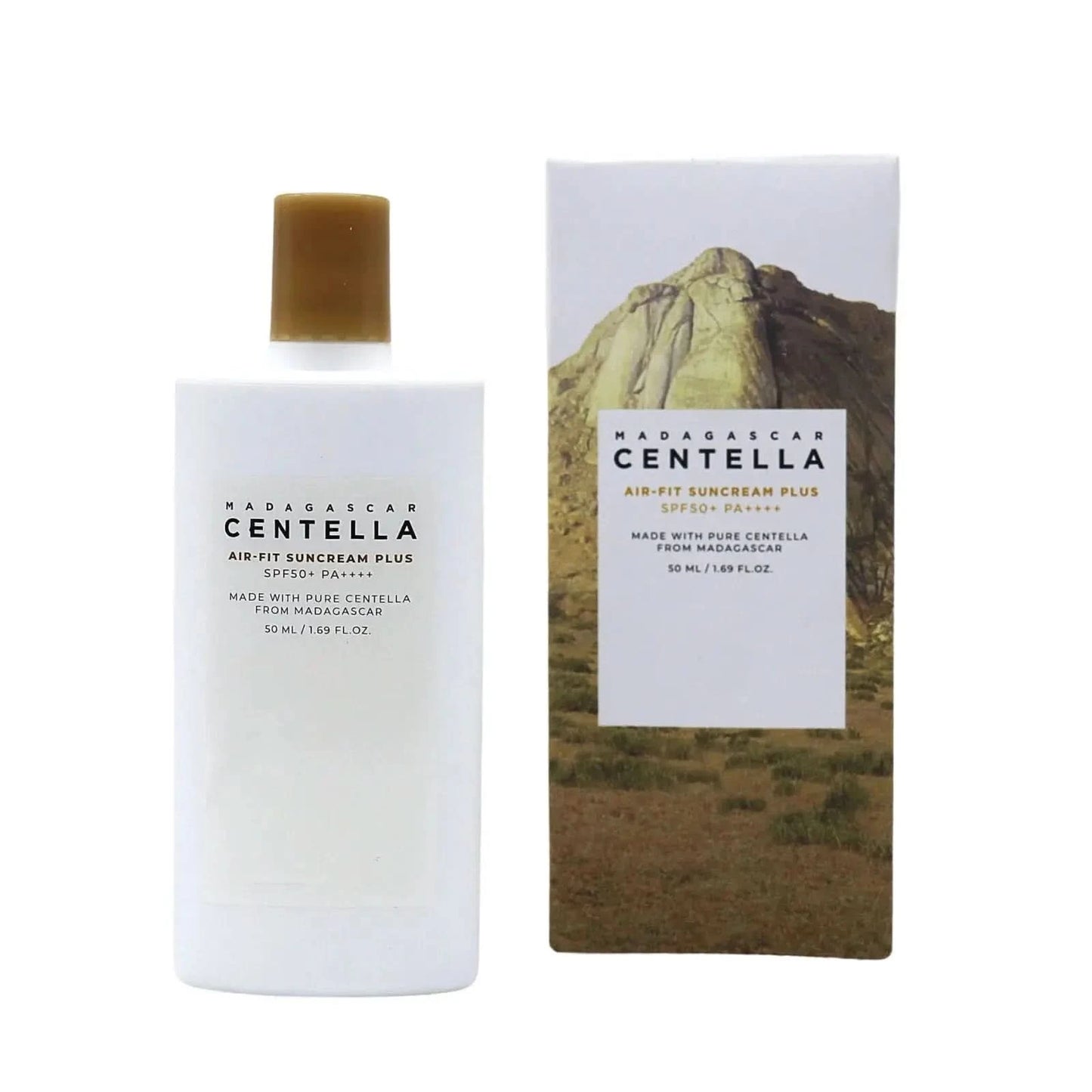 Madagascar Centella Air-fit Suncream Plus SPF50+ PA++++ 50ml Jay Cosmetic