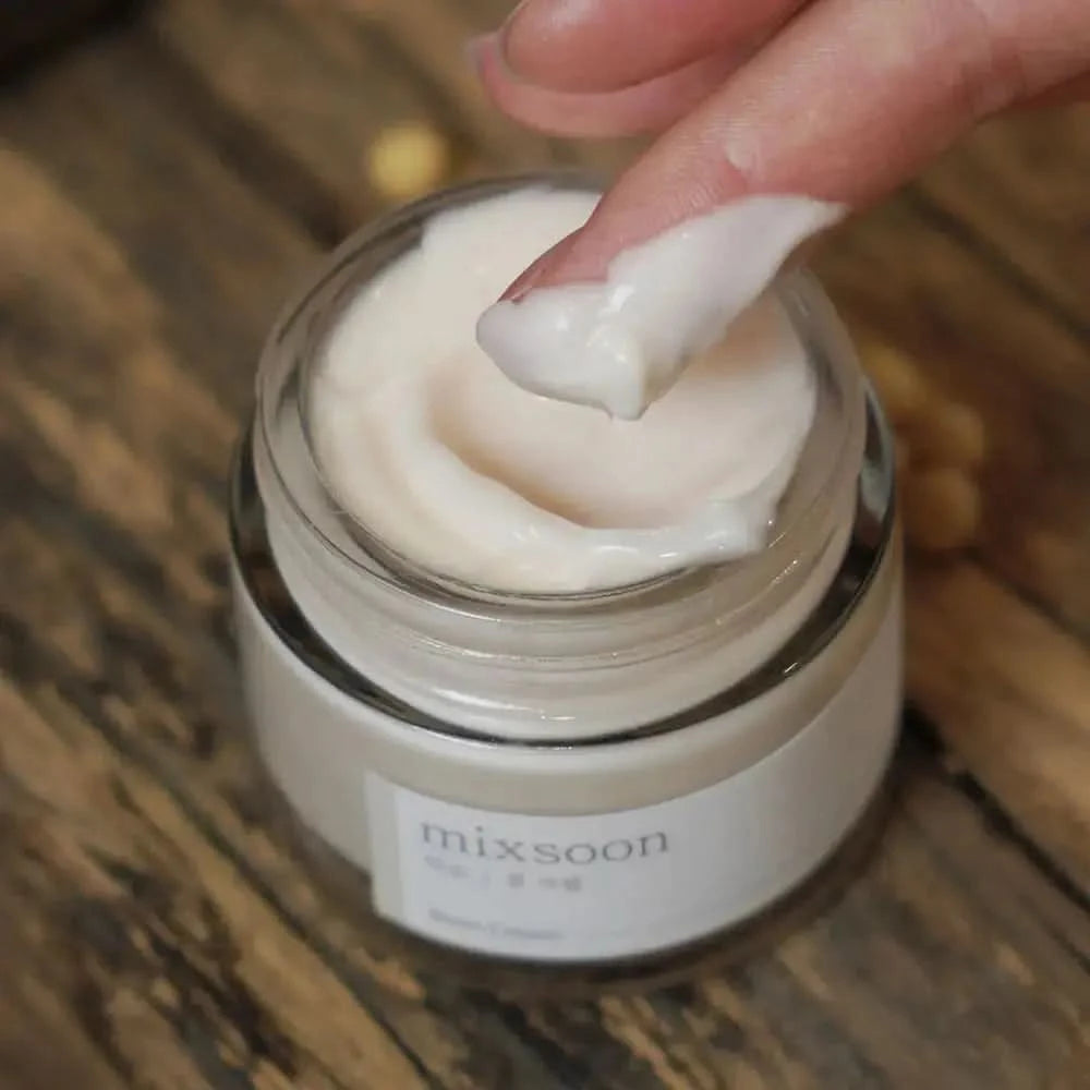 mixsoon Bean cream Vegansnail, Long-lasting Soothing Hydration Cream for face, Korean Skin Care 1.69 fl.oz 50ml Jay Cosmetic